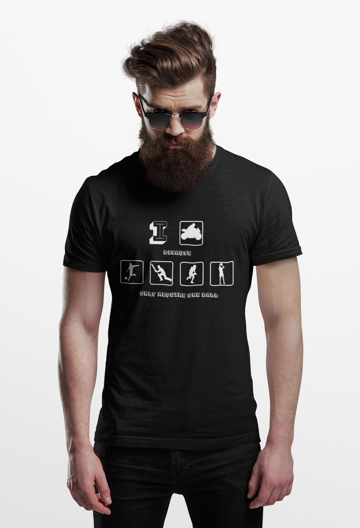 "I Ride Because..." Men's T-shirt