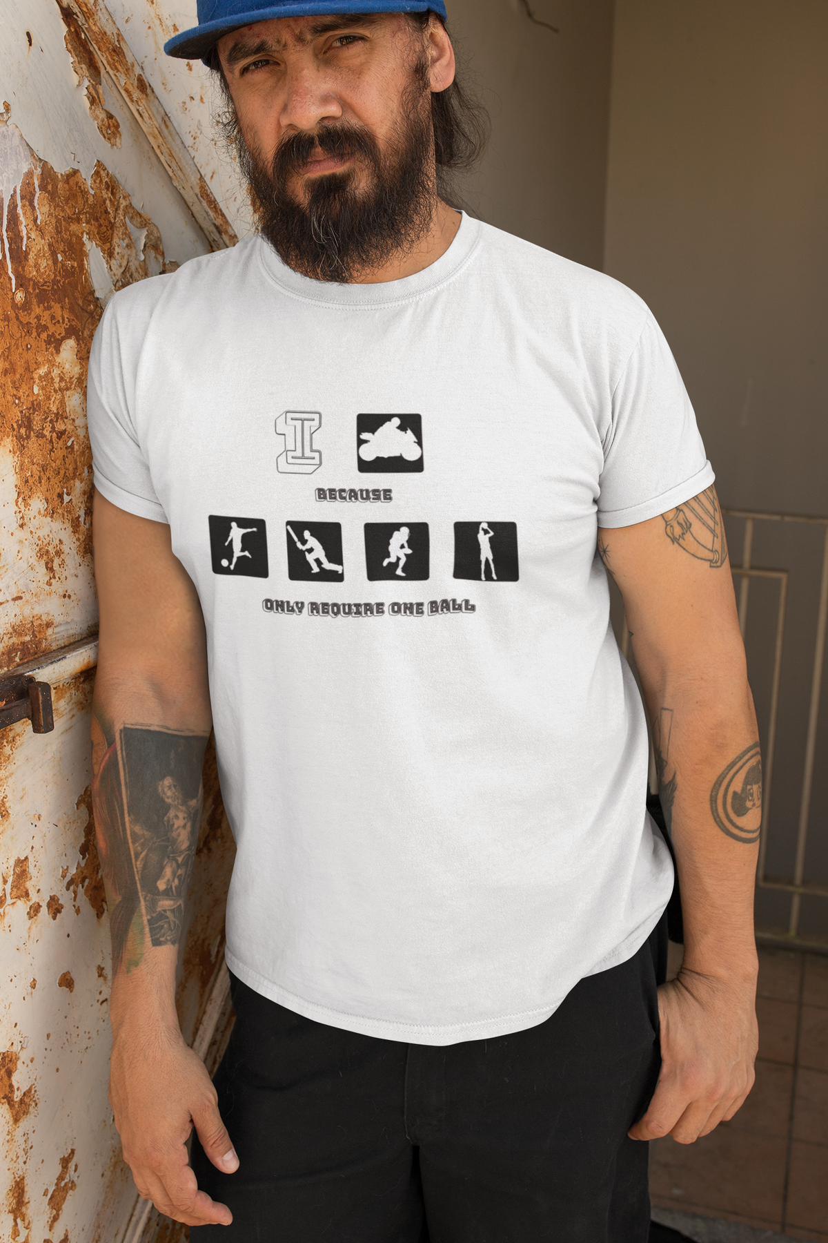 "I Ride Because..." Men's T-shirt
