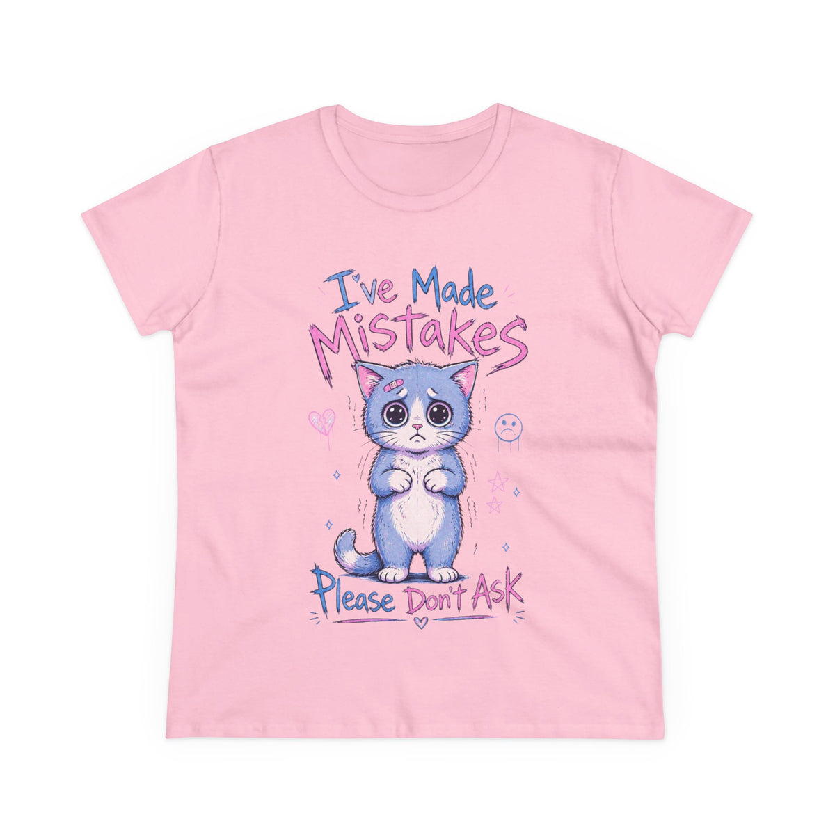 i ve made mistakes pink t-hirt