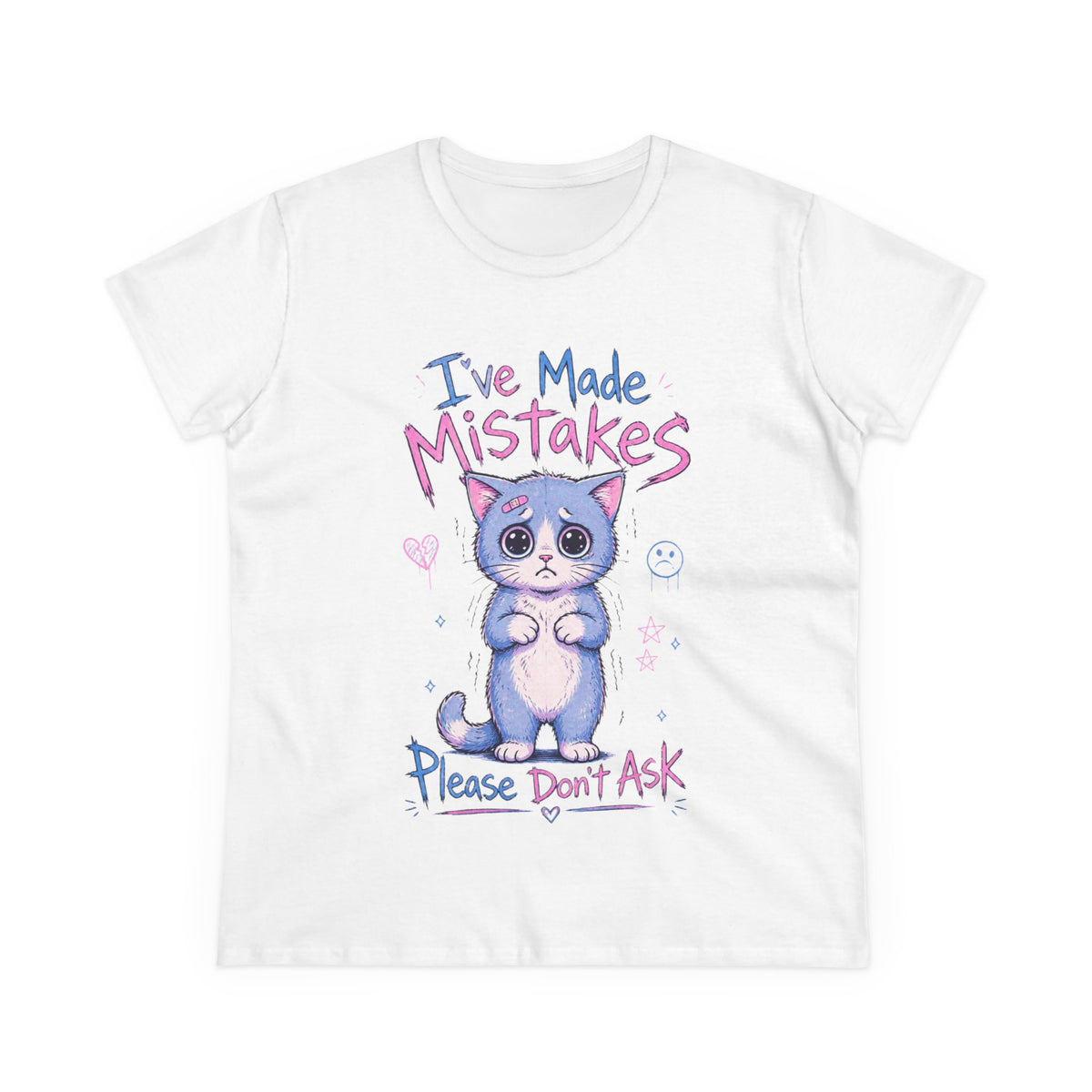 i ve made mitakes white t-shirt