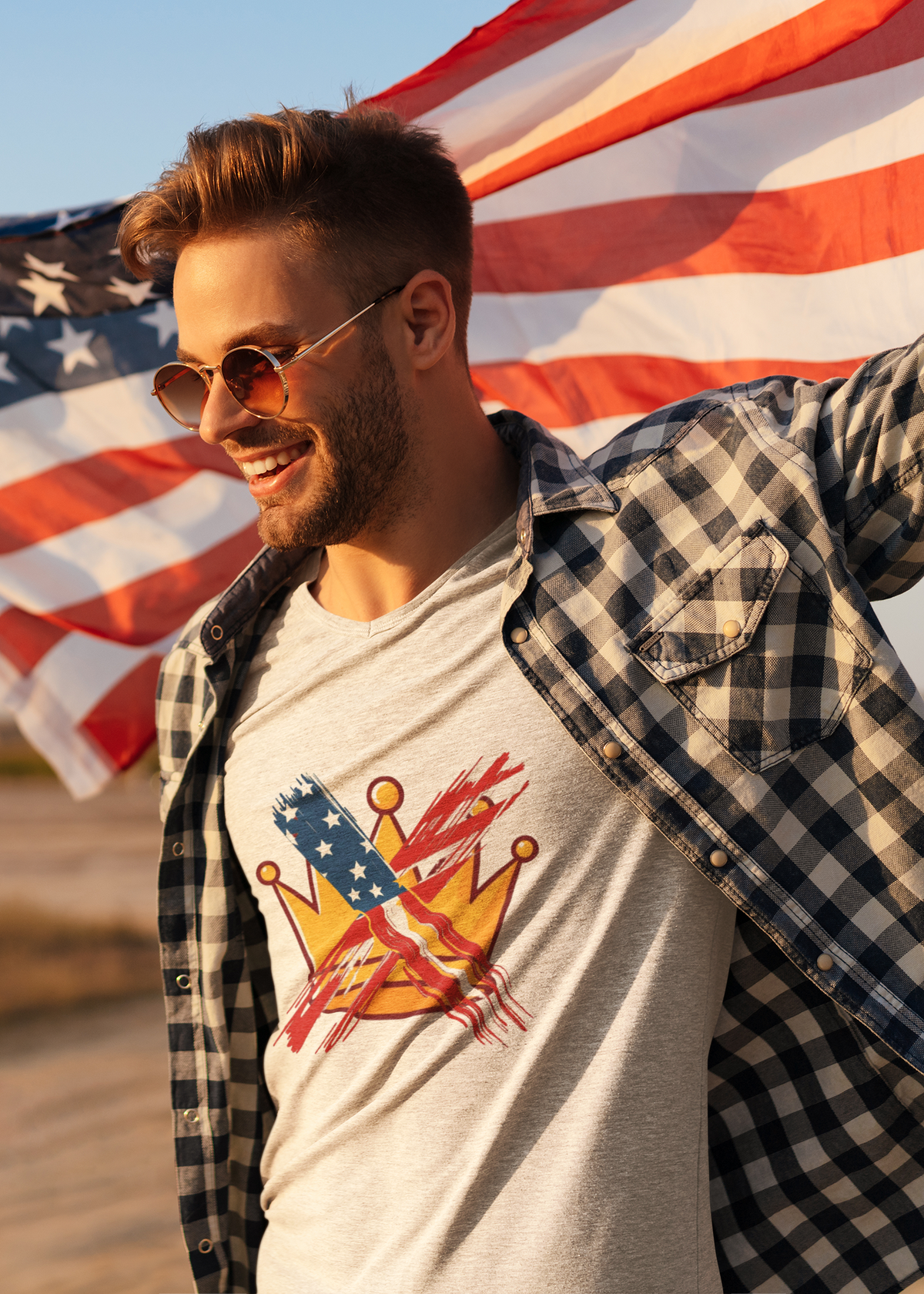 "No Kings" Men's T-shirt